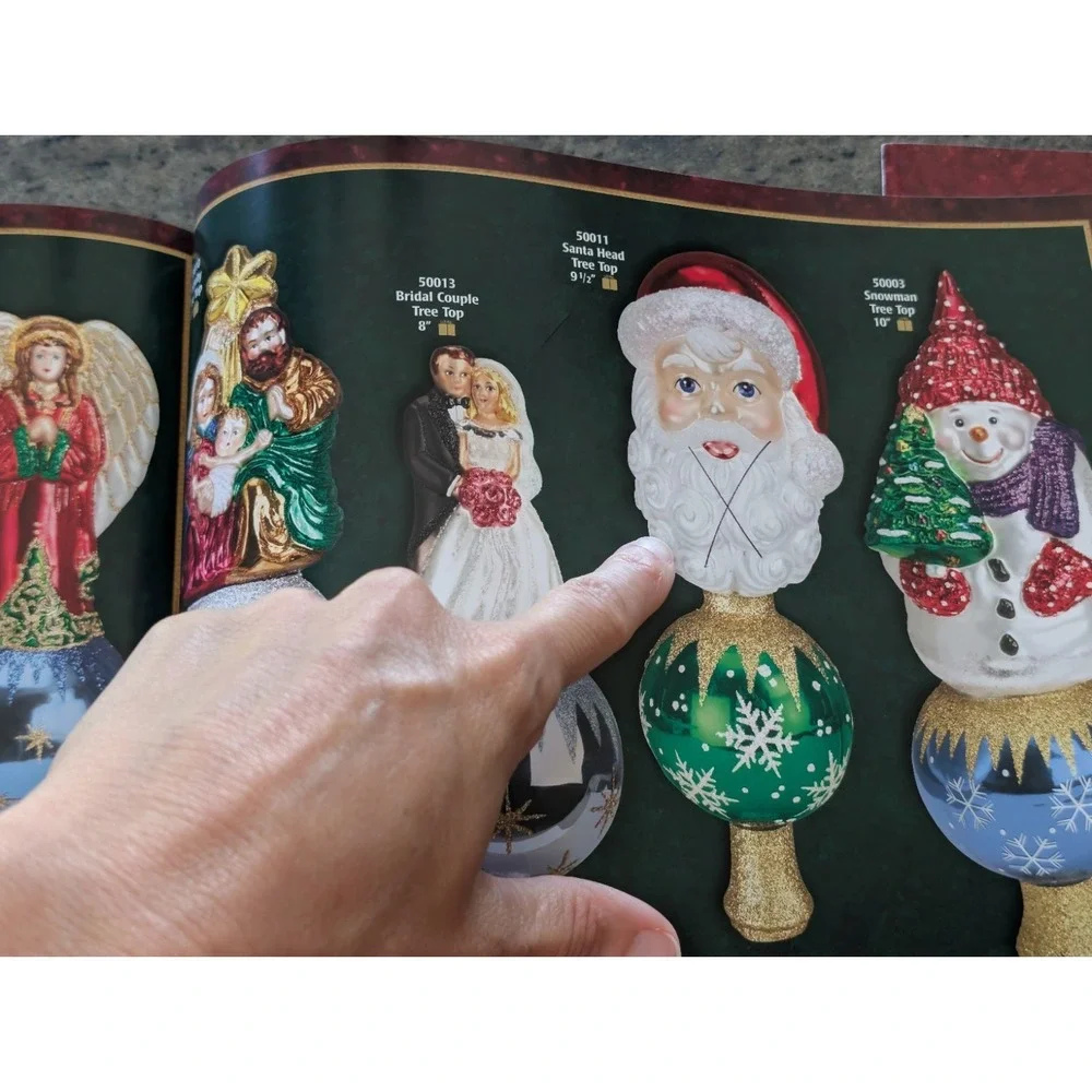 Old World Christmas Catalogs Books 2009 2012 2013 2014 Merck Glass Ornament USED